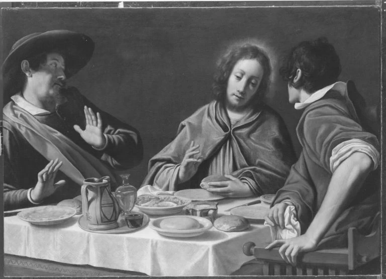 Cristo e i discepoli a Emmaus - Collezioni di pittura statale bavaresi